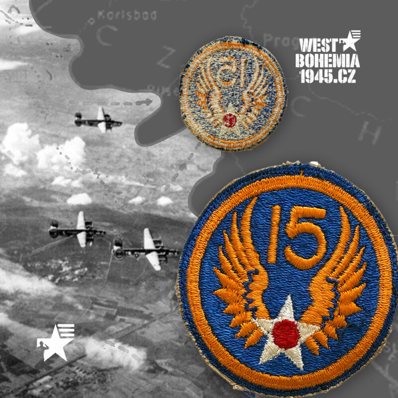 Originální nášivka US 15. letecká armáda